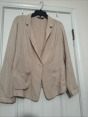 Banana Republic Beige Single-Button Women's Blazer